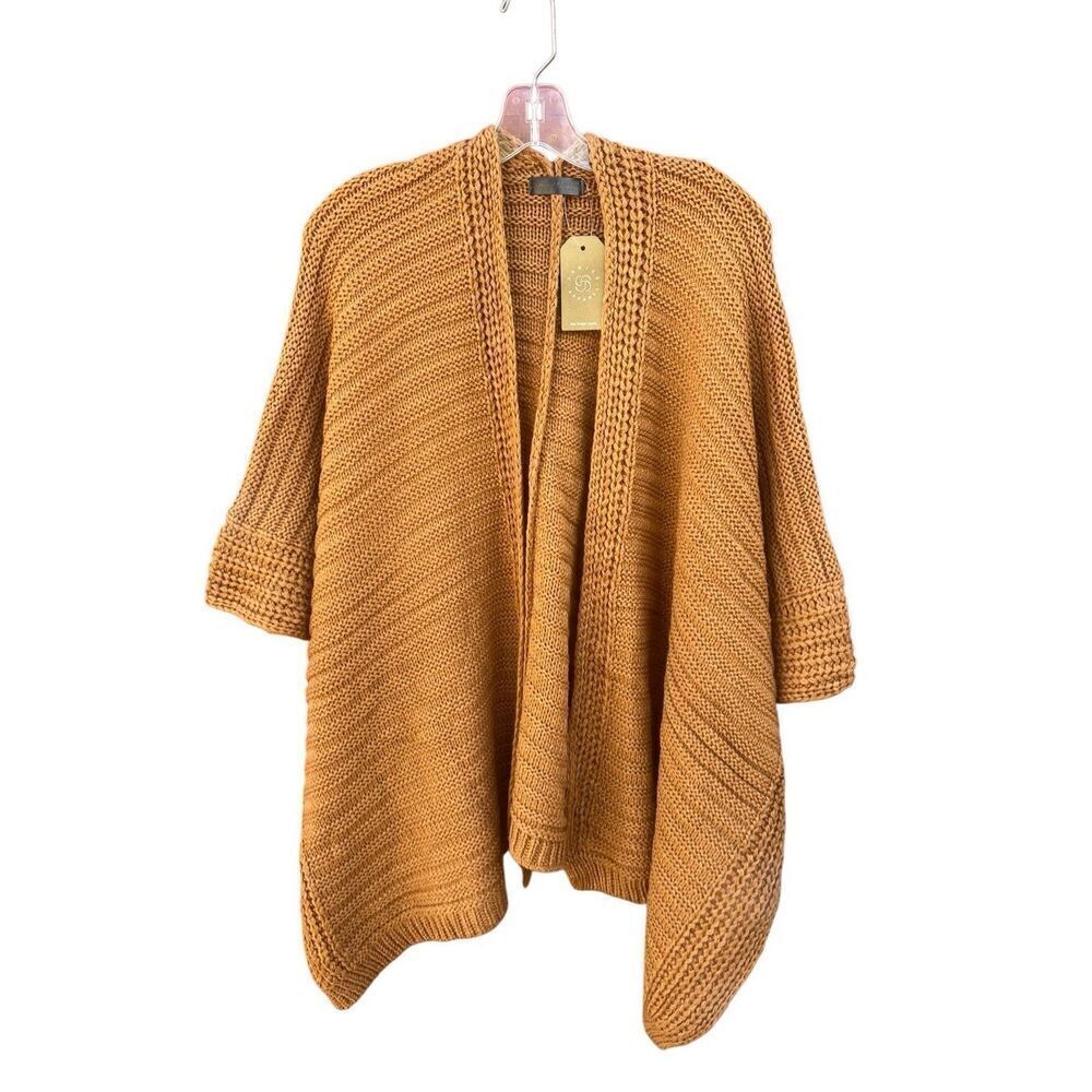 Janice  Open Front Cardigan Sweater One Size NWT